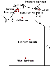 Figure 4. Chicken flock sites map - NT